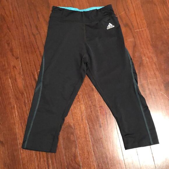 ADIDAS Black Active Capri - Picture 1 of 5